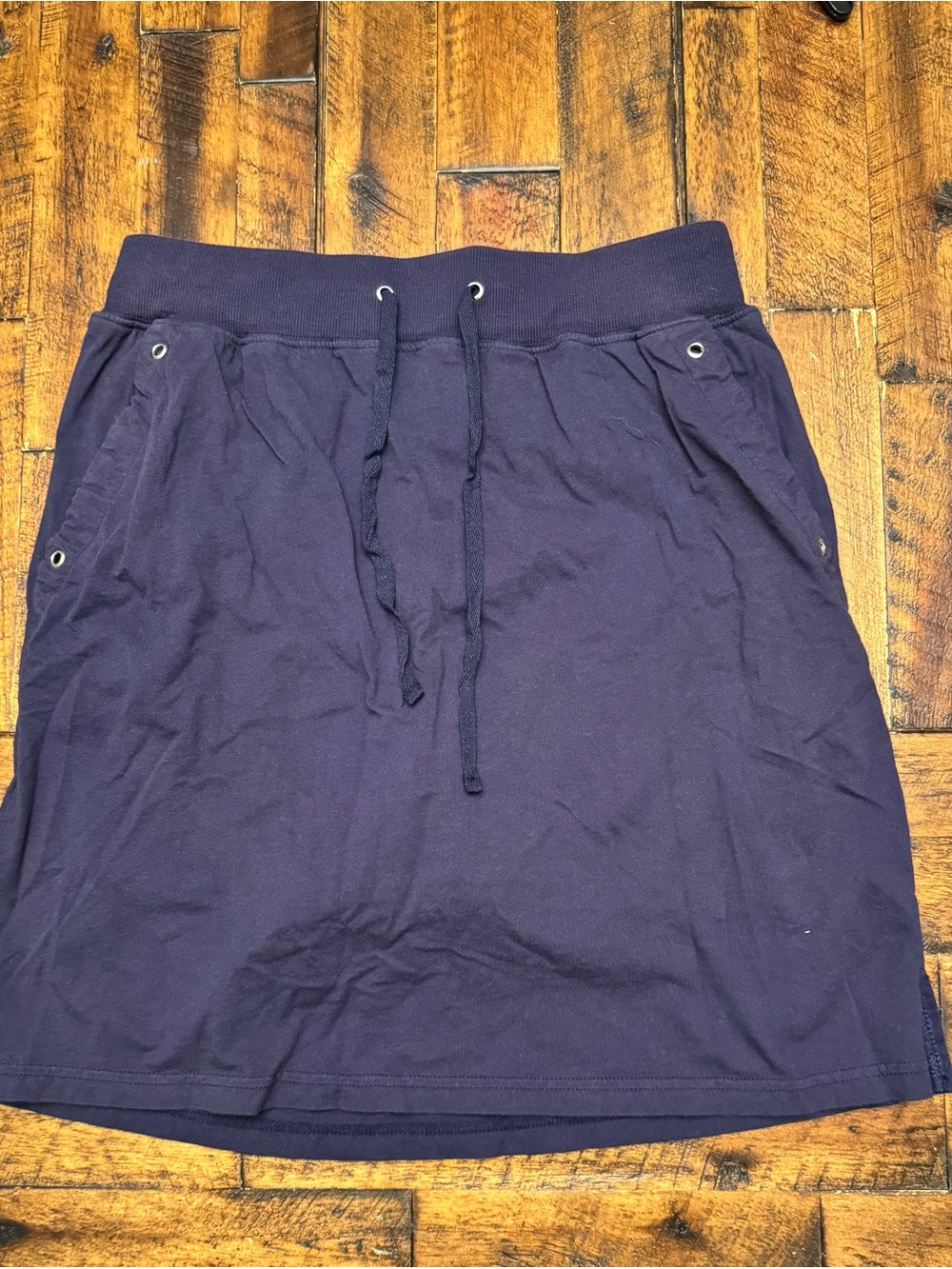 Everyday Drawstring Mini Skort - Navy